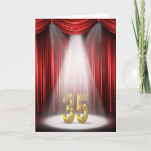 35e Jubileum spotlight Gefeliciteerd Kaart