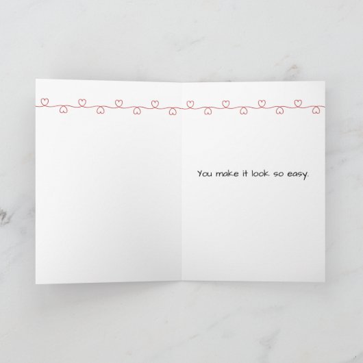 35e Jubileum Stick Figuur Koppel met Hart Kaart (Binnen)