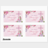 35e Jubileum van het Religieuze Leven Katholieke N Rechthoekige Sticker (Vel)