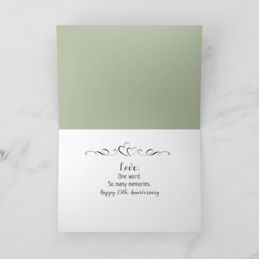 35e Jubileum Wijn en Ivy Kaart (Binnen)