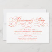 35e Jubileum | wit/koraal Kaart (Voorkant)