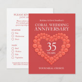 35e koraalkralen - keuze voor een hardachtenverjaa informatiekaartje (Voorkant / Achterkant)