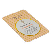 35e Priesterwijding Jubileum Priester Saffier Goud Magneet (Rechterzijde)