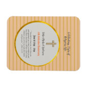 35e Priesterwijding Jubileum Priester Saffier Goud Magneet (Horizontaal)