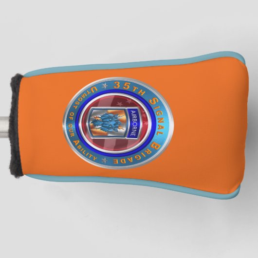 35e seinbrigade in de lucht golfheadcover (Voorkant)