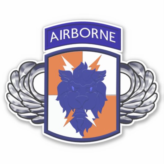 35e seinbrigade in de lucht sticker (Voorkant)