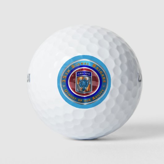 35e Signaalbrigade-Airborne Golfballen (Voorkant)