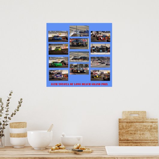 35e TOYOTA van de Grote Prijs van het Langlopende  Poster (Keuken)