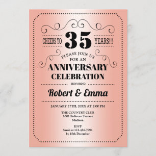 35e trouwdagfeest - Koraal Kaart