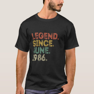 35e verjaardag 35 jaar oude leggende sinds Ju T-shirt
