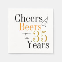35e Verjaardag Bieren en Cheers Minimaal Feest