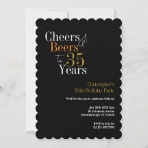 35e verjaardag Cheers and Beers Feest