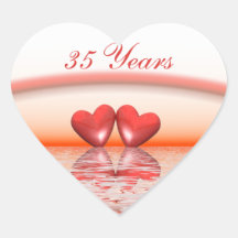 35e verjaardag Coral Hearts