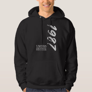 35e Verjaardag Dames Mannen 35 Jaar 1987 9 Hoodie