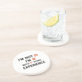 35e verjaardag design zandsteen onderzetter (Zijkant)