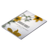 35e verjaardag Floral Guest Book Notitieboek (Linkerzijde)