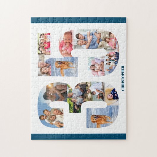 35e verjaardag Foto Collage nummer 35 Keepomwille Legpuzzel (Verticaal)