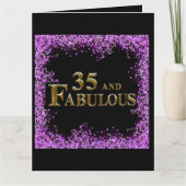 35e verjaardag kaart (Voorkant)