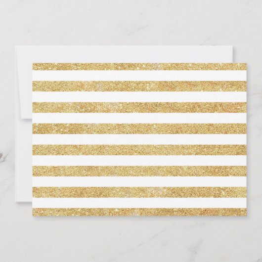 35e verjaardag met foto - Goud Wit Kaart (Achterkant)