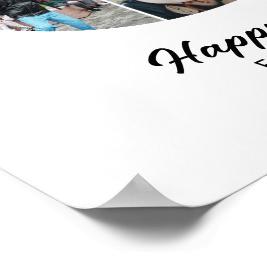 35e Verjaardag Nummer 35 Fotocollage Jubileum Poster (Hoek)