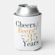 35e verjaardag Proost en bier minimale party