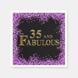 35e verjaardag servet