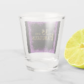 35e verjaardag shot glas (Achterkant)