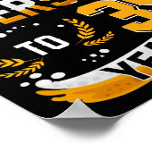 35e verjaardag van bier en kaas tot 35 jaar poster (Hoek)