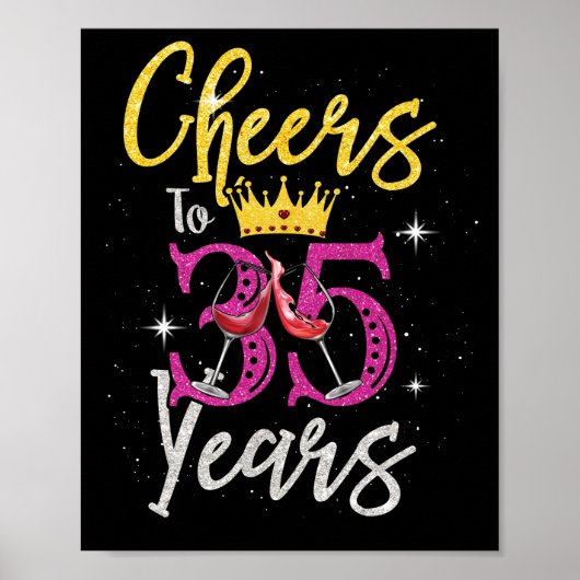 35e verjaardag van de 35e verjaardag poster (Voorkant)