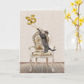 35e verjaardag van de ballonnen en de kat van de t kaart (Gele Bloem)