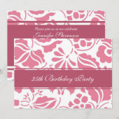 35e verjaardag van de Floral Kaart (Voorkant / Achterkant)