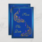 35e verjaardag van de kleurrijke regenboogvangers save the date (Voorkant / Achterkant)