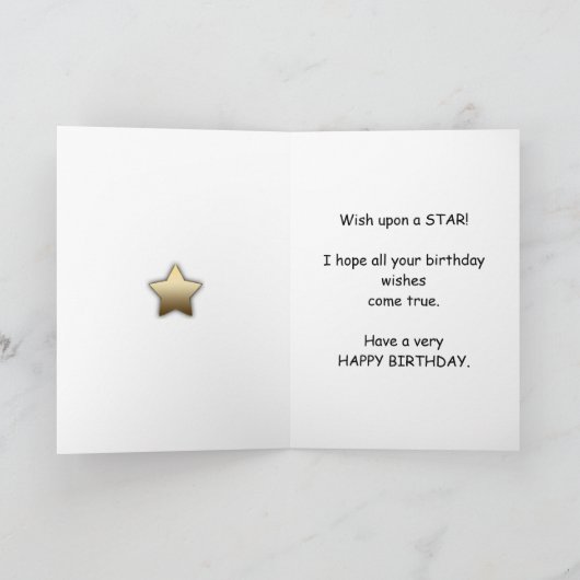 35e verjaardag voor een Superstar Kaart (Binnen)