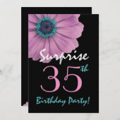 35e verrassingsdag roze dagboek kaart (Voorkant / Achterkant)