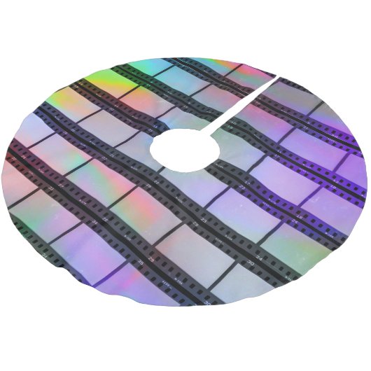 35mm Filmstrips: Scanner Light Effecten Kerstboom Rok (Gekanteld)