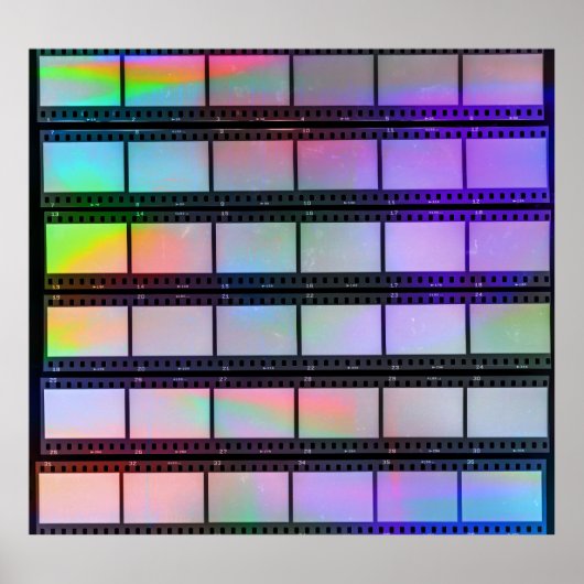 35mm Filmstrips: Scanner Light Effecten Poster (Voorkant)