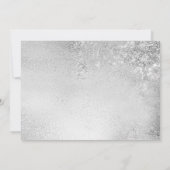 35ste verjaardag met foto - Zilver Kaart (Achterkant)