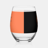 35ste verjaardag  wijnglas zonder voet (Rechts)