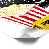 35th Birthday Hollywood Movie Party Poster (Hoek)