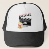 35th Birthday Hollywood Movie Party Trucker Pet (Voorkant)
