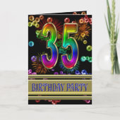 35th Birthday party Invitation (Voorkant)