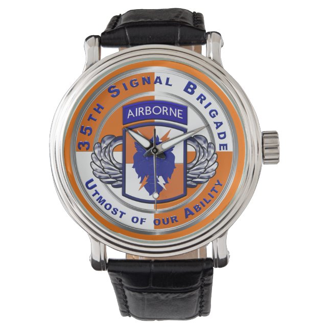 35th Signal Brigade-Airborne  Horloge (Voorkant)