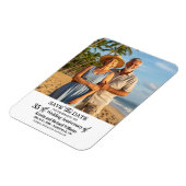 35th Wedding Anniversary Save the Date Photo Magneet (Linkerzijde)