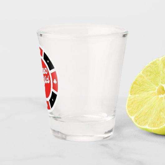 360 Chip Throwback Logo Shot Glas (Rechts)