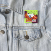 360 Mate Snowboarding Tshirts and Gifts Vierkante Button 5,1 Cm (In situ)