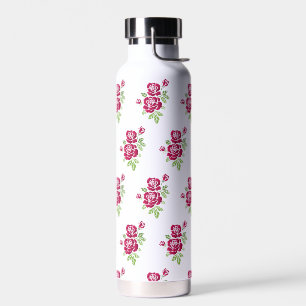360 Roos Print Waterfles