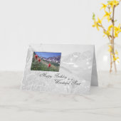 3615 Verjaardag Priester Berg Bloem Kaart (Gele Bloem)