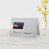 3628 Sympathie Trees Bird Kaart (Gele Bloem)