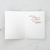 3649 de Gelukwensen van het verloving Kaart (Binnen)