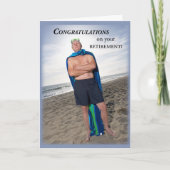 3657 Humoristische pensioenduik Kaart (Voorkant)